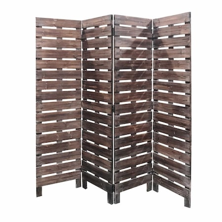 Palacedesigns 4 Panel Silver Room Divider PA2479191